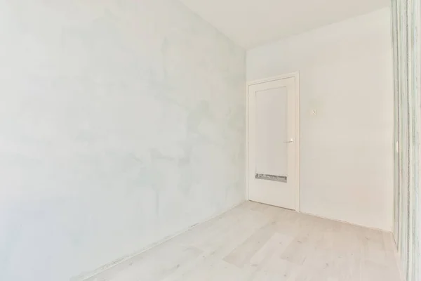 一个空的白色房间室内设计 — 图库照片