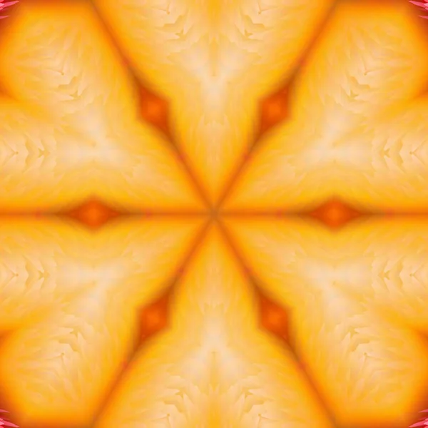 Fundo Caleidoscópio Abstrato Cores Amarelas Brilhantes — Fotografia de Stock