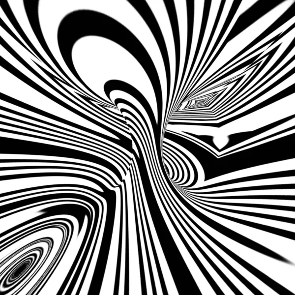 Abstract Black White Optical Illusion Background Wallpapers — Stock Photo, Image