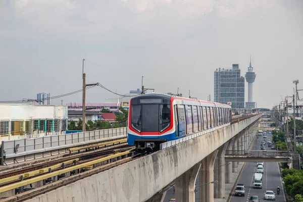 Skytrain Cityscape Bangkok Thaiföld Délkelet Ázsia — Stock Fotó