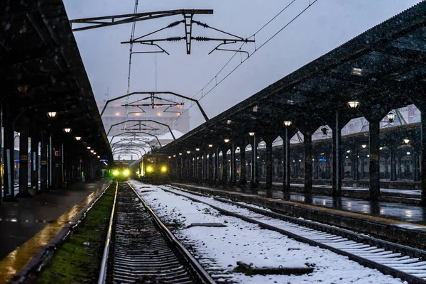 Buchare Rumunia Września 2021 Dworzec Północny Znany Jako Gara Nord — Zdjęcie stockowe