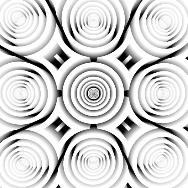 Чорно Білий Спіральний Текстурний Фон Шпалер — стокове фото