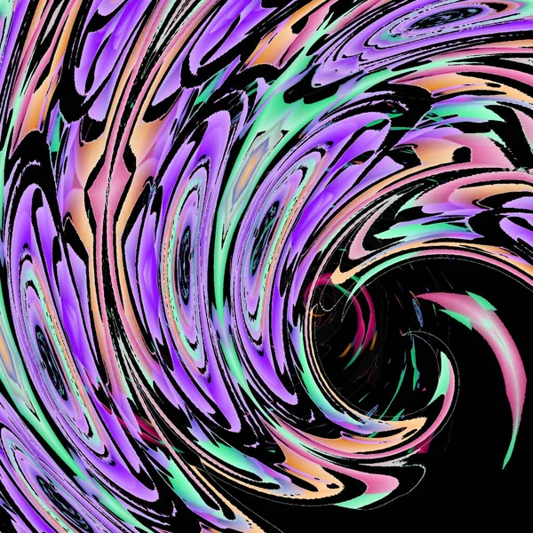 Абстрактная Иллюстрация Красочных Обрезных Полос — стоковое фото