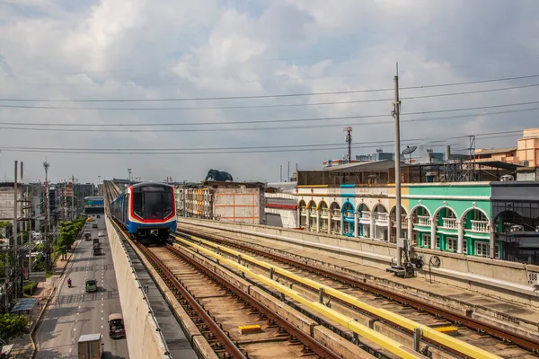 Skytrain Cityscape Bangkok Thailand Southeast Asia — Stock Photo, Image