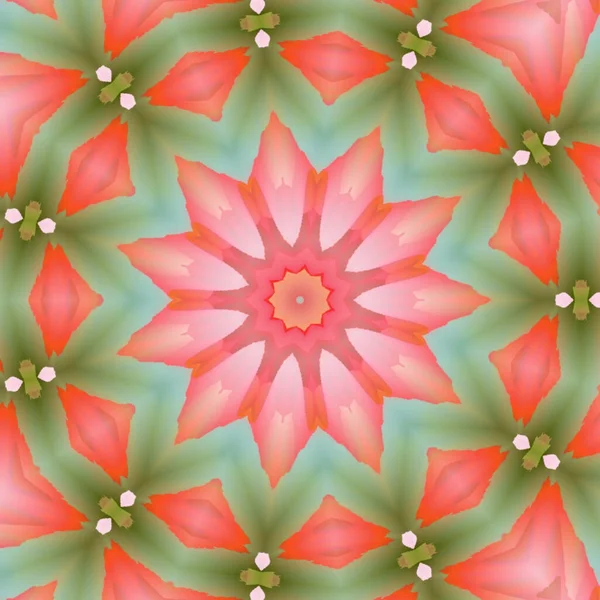Bright Green Pink Kaleidoscopic Background Wallpapers — Stock Photo, Image