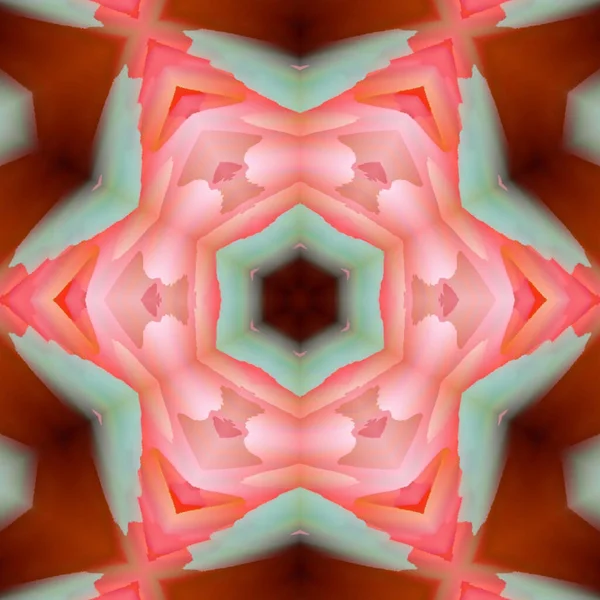 Een Felgroene Roze Caleidoscopische Achtergrond Voor Wallpapers — Stockfoto