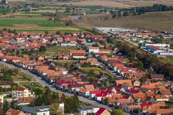 Buchare Rumania 2021 Una Vista Aérea Del Centro Ciudad Con —  Fotos de Stock