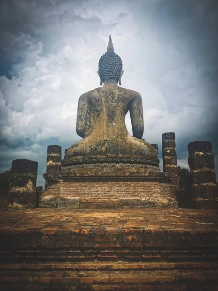 Una Hermosa Toma Parque Histórico Sukhothai Mueang Tailandia —  Fotos de Stock
