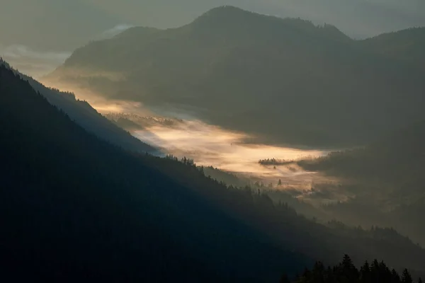 Walchensee Yakınlarındaki Jochberg Den Gelen Alman Alpleri Üzerinde Gün Doğumu — Stok fotoğraf