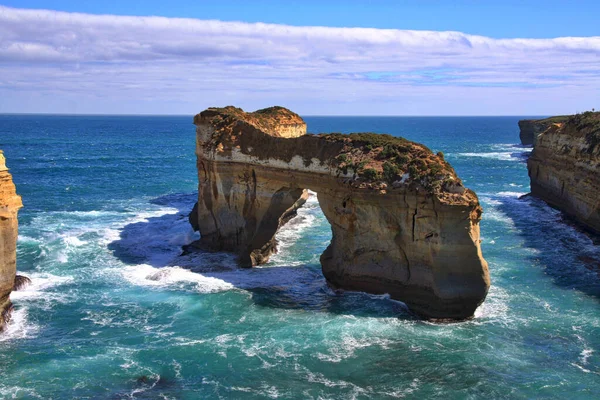 Paysage Falaises Autour Great Ocean Road Australie — Photo