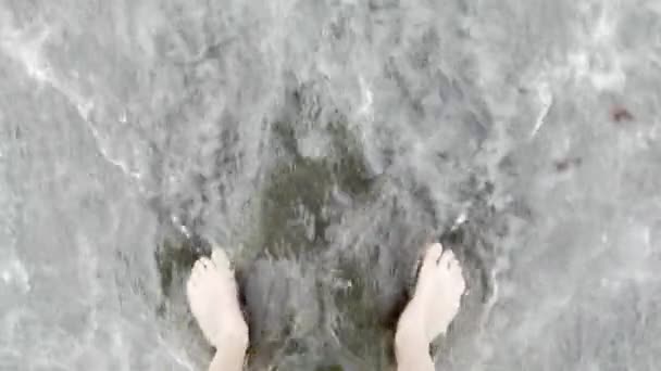 Nehir Suyunun Soyut Arkaplanı — Stok video