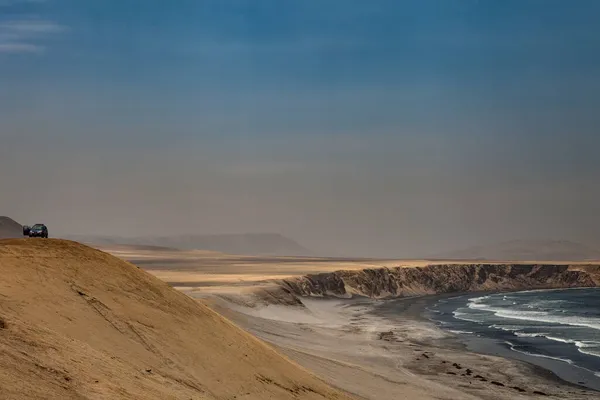 Praias Deserto Paracas Ica Peru — Fotografia de Stock