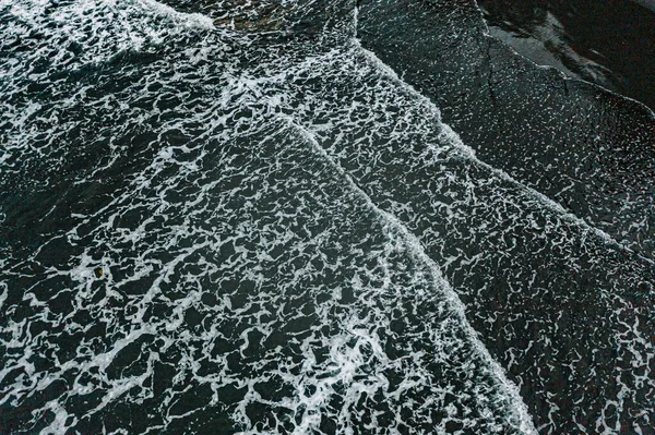 Piękne Ujęcie Falującego Tła Morskiego Kostaryka Usa — Zdjęcie stockowe