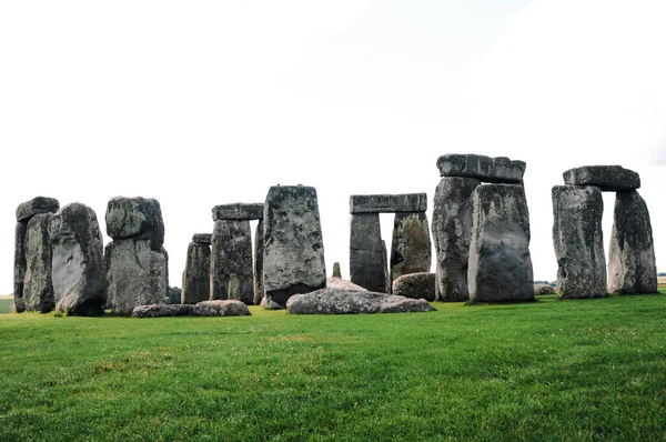 Eine Nahaufnahme Des Berühmten Stonehenge Salisbury Wiltshire England — Stockfoto