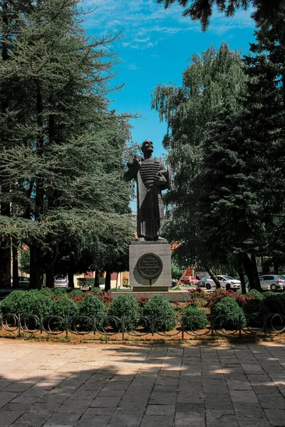 Statue Leader Monténégrin Ivan Crnojevic Cetinje Monténégro — Photo