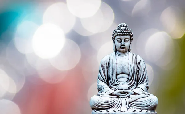 Eine Kleine Statue Von Buddha — Stockfoto