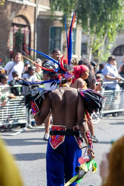 Londres Royaume Uni Sept 2021 Les Personnes Déguisées Carnaval Hackney — Photo