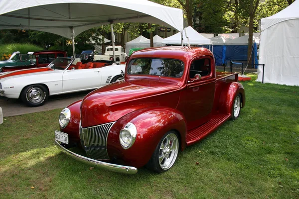 Vancouver Canada Août 2019 Les Voitures Américaines Classiques Pacific National — Photo