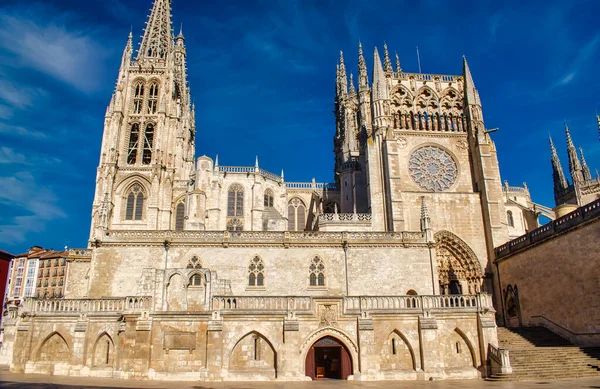 Majestátní Katedrála Marie Burgosu Španělsku — Stock fotografie