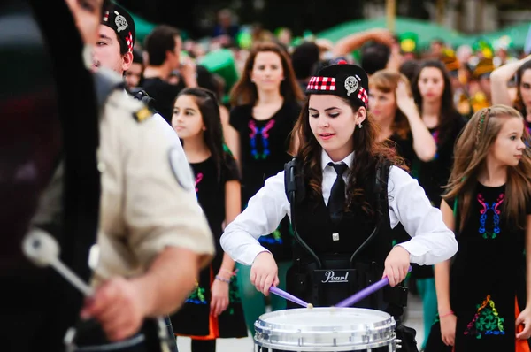 Buenos Aires Argentina Mar 2014 Comunità Irlandese Buenos Aires Commemora — Foto Stock