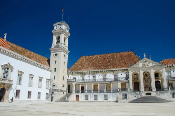 Cour Une École Historique Coimbra Portugal — Photo