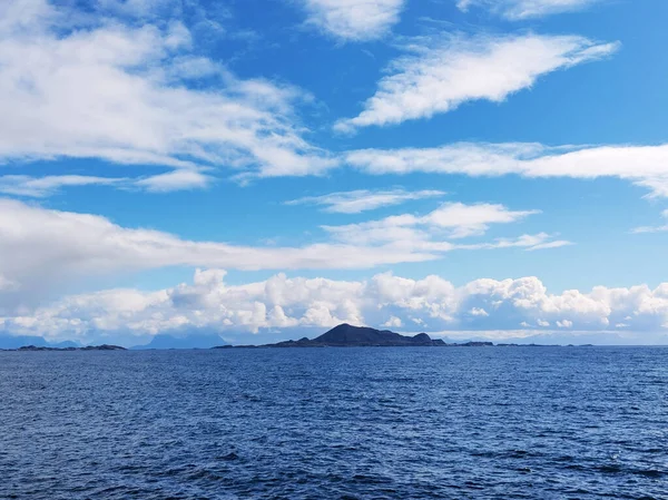 Uno Splendido Scenario Paesaggio Montuoso Nelle Isole Lofoten Norvegia — Foto Stock