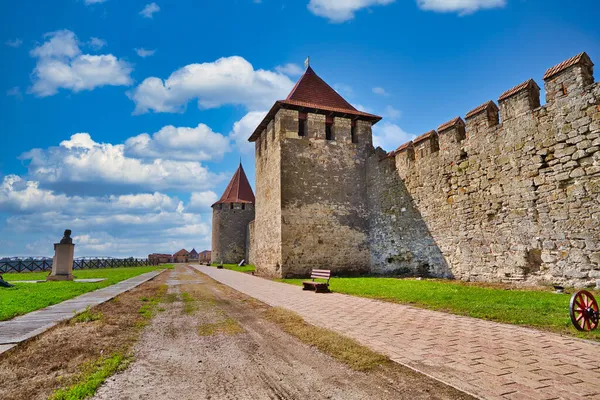 Τείχη Του Φρουρίου Bendery Στην Πόλη Bendery Στην Υπερδνειστερία Της — Φωτογραφία Αρχείου