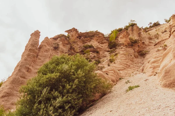 Mraky Nad Kaňonem Lame Rosse Jezera Fiastra Regionu Marche — Stock fotografie