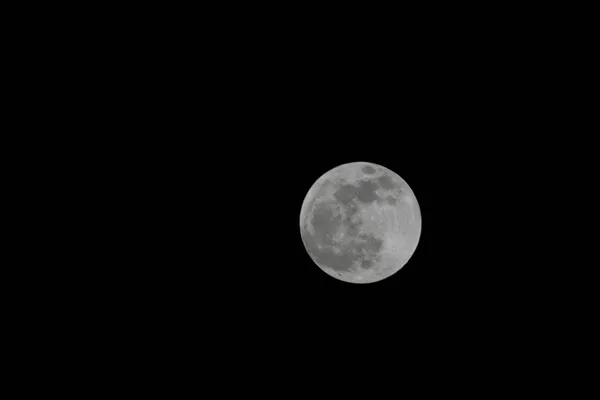 Beautiful View Full Moon Day Night — Stock Photo, Image