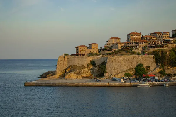 Beautiful View Old Town Ulcinj Montenegro Sunrise — Stock Photo, Image