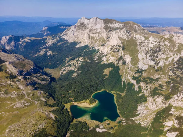 Widok Powietrza Jezioro Trnovacko Czarnogórze — Zdjęcie stockowe
