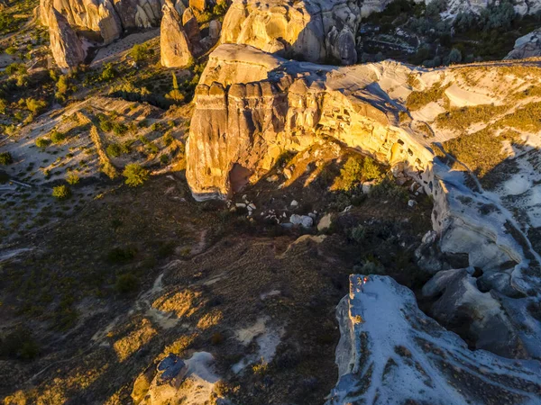 Kapadokya Türkiye Deki Kayalıklar — Stok fotoğraf