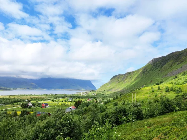 Een Prachtig Landschap Lofoten Eilanden Noorwegen — Stockfoto