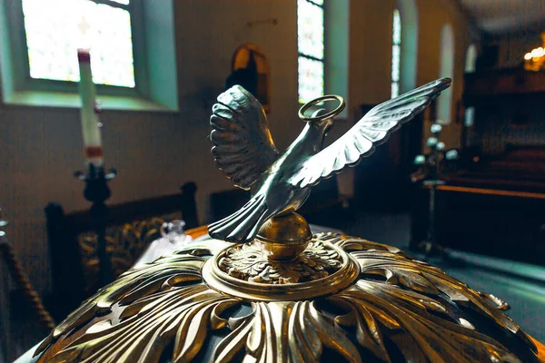 Una Hermosa Foto Detallado Interior Iglesia — Foto de Stock