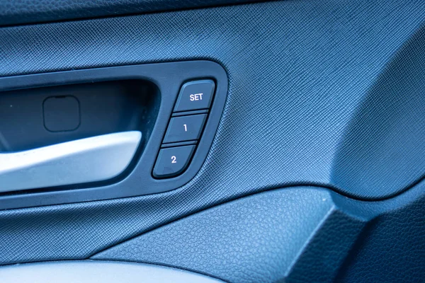 Modern Interior Automobile Buttons Door — Stock Photo, Image