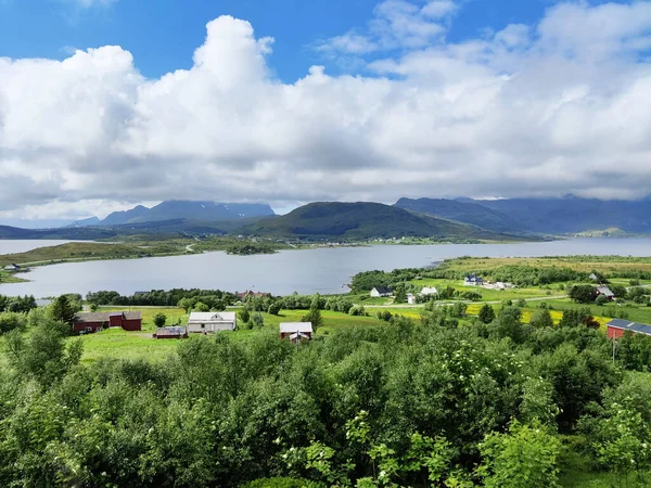 Een Prachtig Landschap Van Lofoten Eilanden Noorwegen — Stockfoto