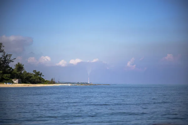 Küba Jibacoa Sahili Nin Güzel Bir Manzarası — Stok fotoğraf