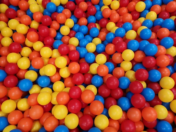 Close Balões Coloridos Para Brincadeiras Infantis — Fotografia de Stock