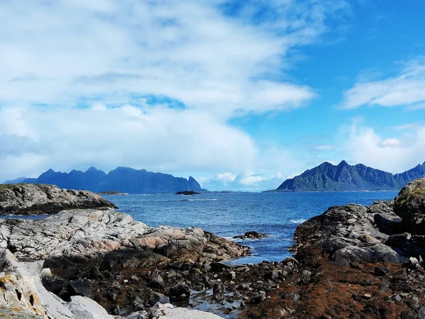 Чудовий Краєвид Лофотенських Островів Норвегія — стокове фото