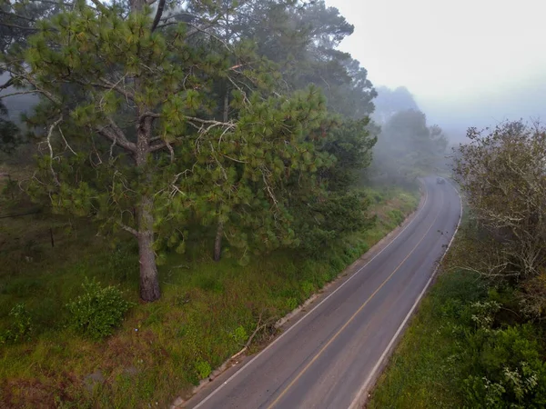 Una Lunga Strada Tapalpa Jalisco Mexic — Foto Stock