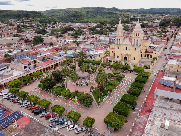 Budovy Tapalpa Jalisco Mexiko — Stock fotografie