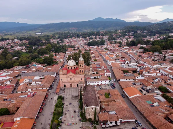 Здания Tapalpa Jalisco Mexico — стоковое фото