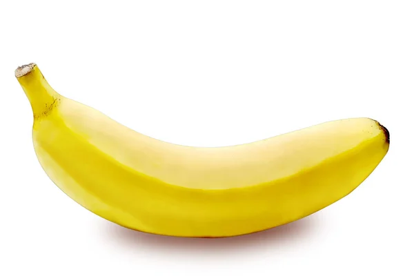 香蕉一种成熟的 新鲜的香蕉 在白色的背景上隔离 — 图库照片