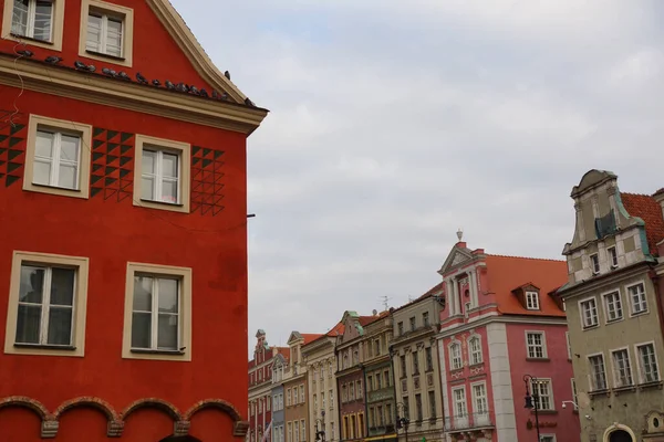 Poznan Polónia Dezembro 2012 Tiro Das Casas Coloridas Velho Mercado — Fotografia de Stock