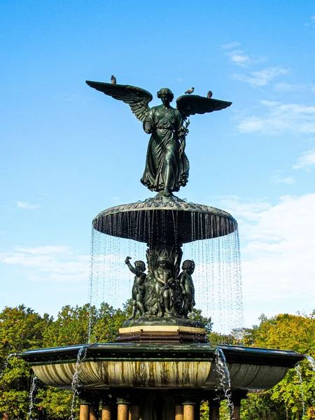 Bethesda Terrace and Fountain Stock Image - Image of view, bethesda:  91208491