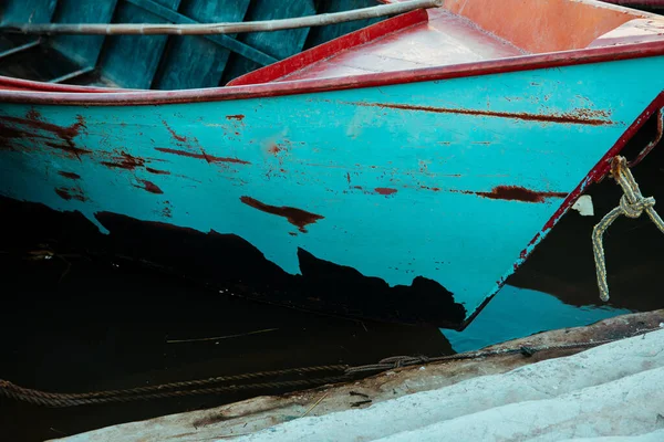 古い風化した船の閉鎖 — ストック写真