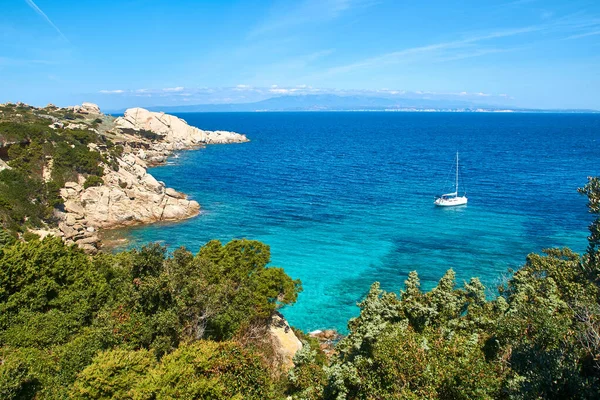 Μια Ειδυλλιακή Άποψη Του Spiaggia Cala Spinosa Στη Sardegna Ιταλία — Φωτογραφία Αρχείου