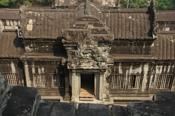 Bas Reliëfs Van Angkor Wat Cambodja — Stockfoto