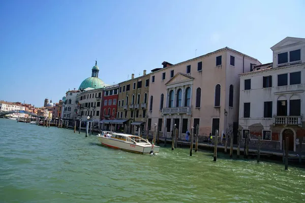 Venice Itálie Srpna 2018 Krásný Výhled Canal Grande Benátkách — Stock fotografie