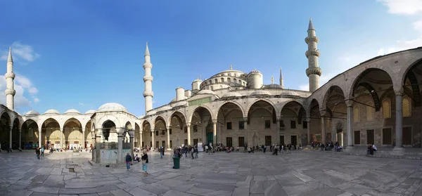 Панорамный Вид Голубой Мечети Стамбуле Турция — стоковое фото